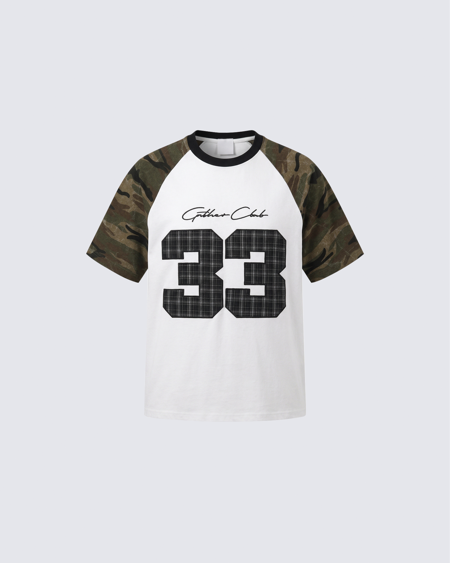 Vintage Camo Raglan T-Shirt New