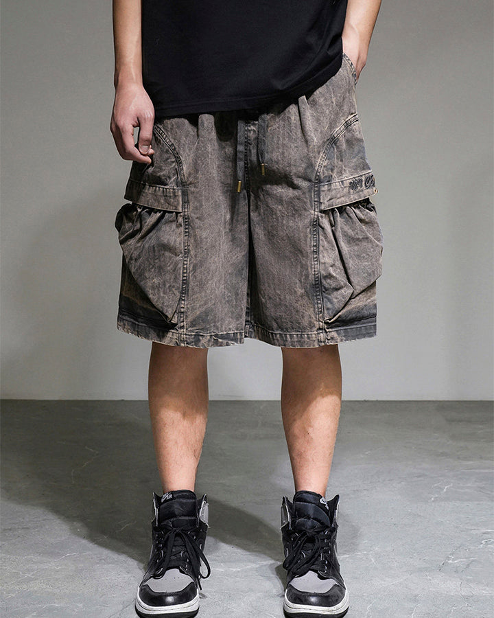 New Arrival Vintage Multi-Pocket Cargo Shorts