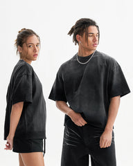 Boxy Sprayed Cotton Tee