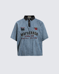 Vintage Striped Polo Shirt