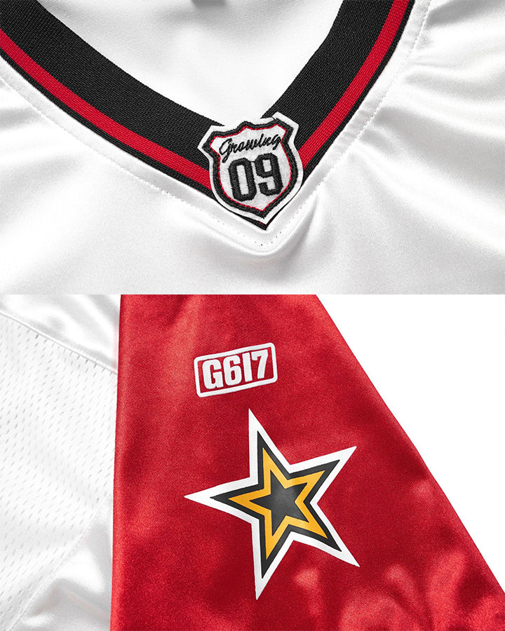 Sport Mesh Number Print Street Football Jersey