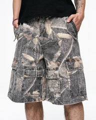 New Camo Utility Wide-Leg Shorts