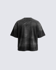 Boxy Sprayed Cotton Tee