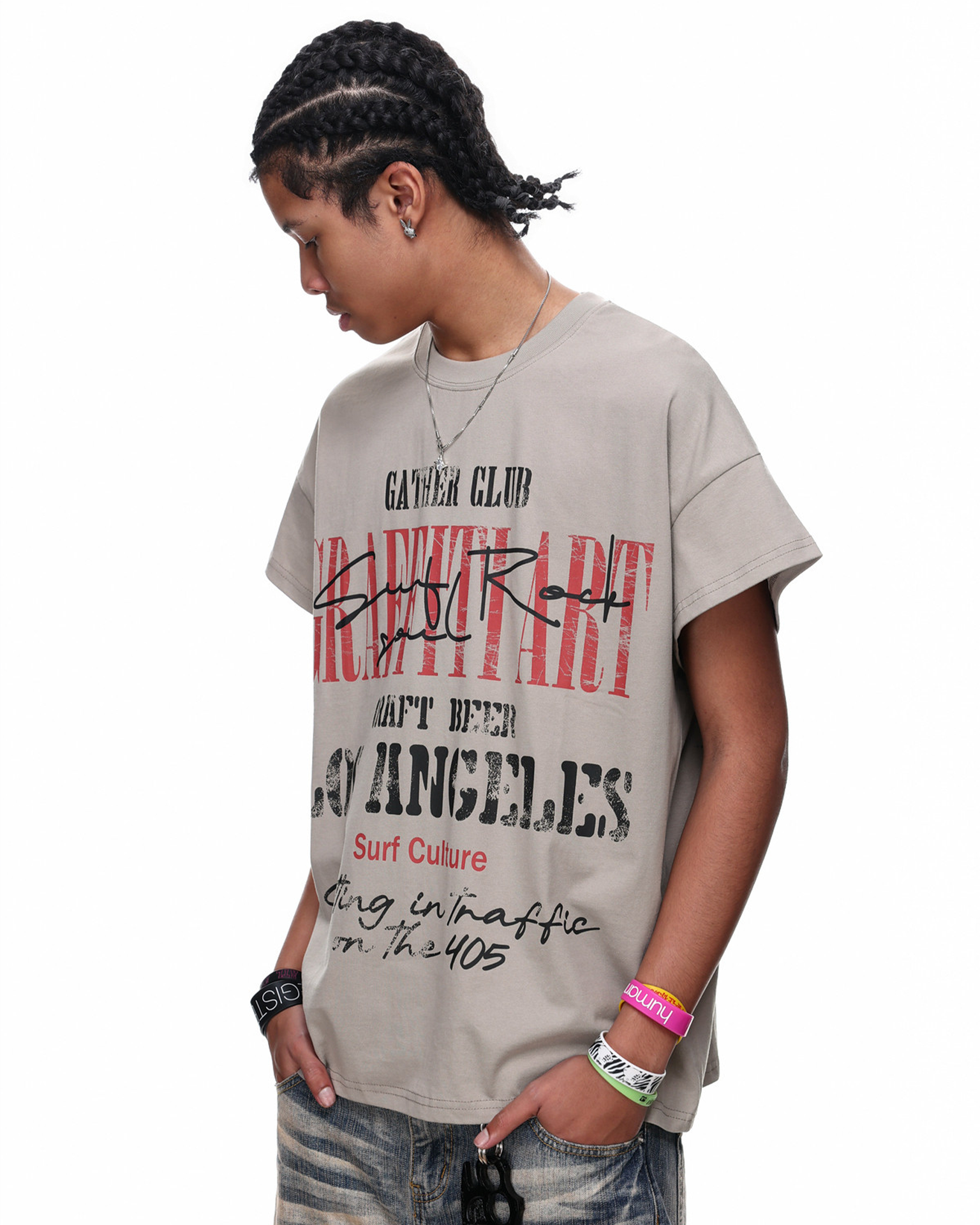 Graphic Letter Raglan Jersey T-Shirt