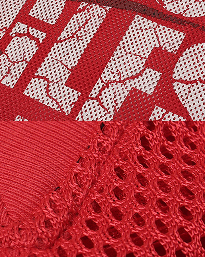 Vintage Mesh Graphic Jersey New