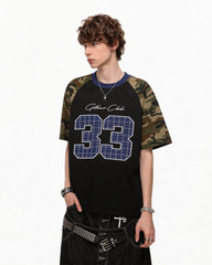 Vintage Camo Raglan T-Shirt New