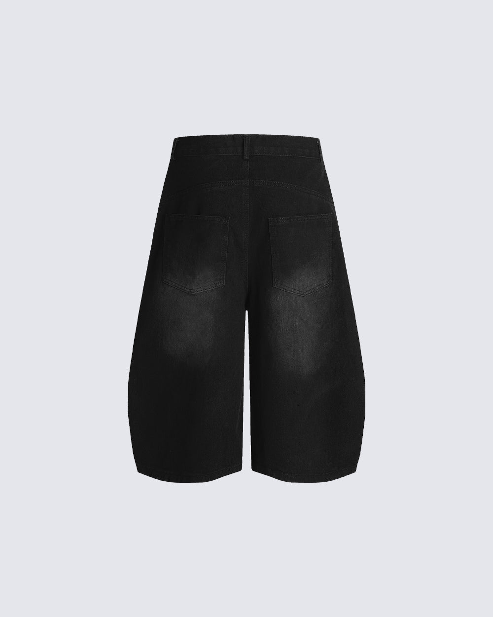 Side Stripe Panel Seven-Length Denim Pants