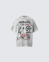 Loose American-style Printed Short-sleeved T-shirt