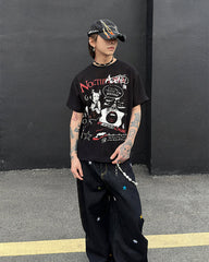 New Waffle Washed Statement T-Shirt
