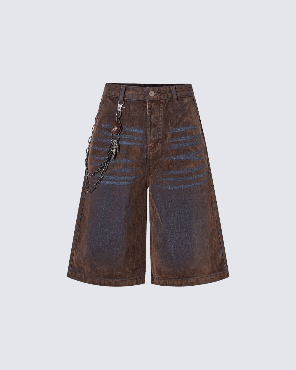 Brown Washed New Vintage Shorts