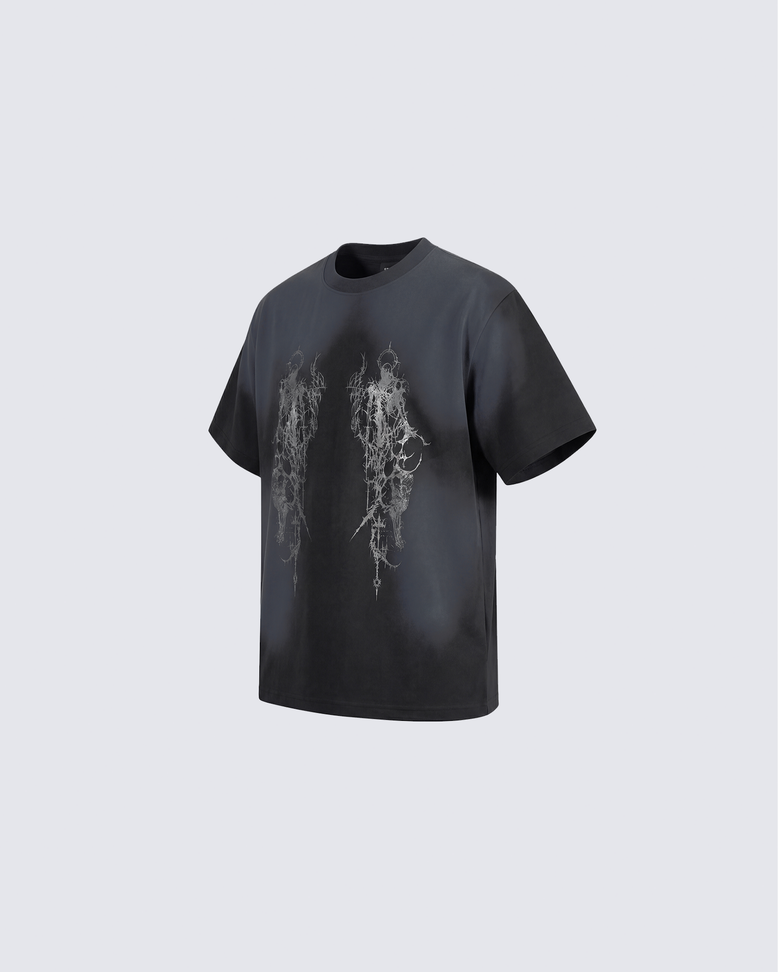 Gothic Mirror Graphic T-Shirt