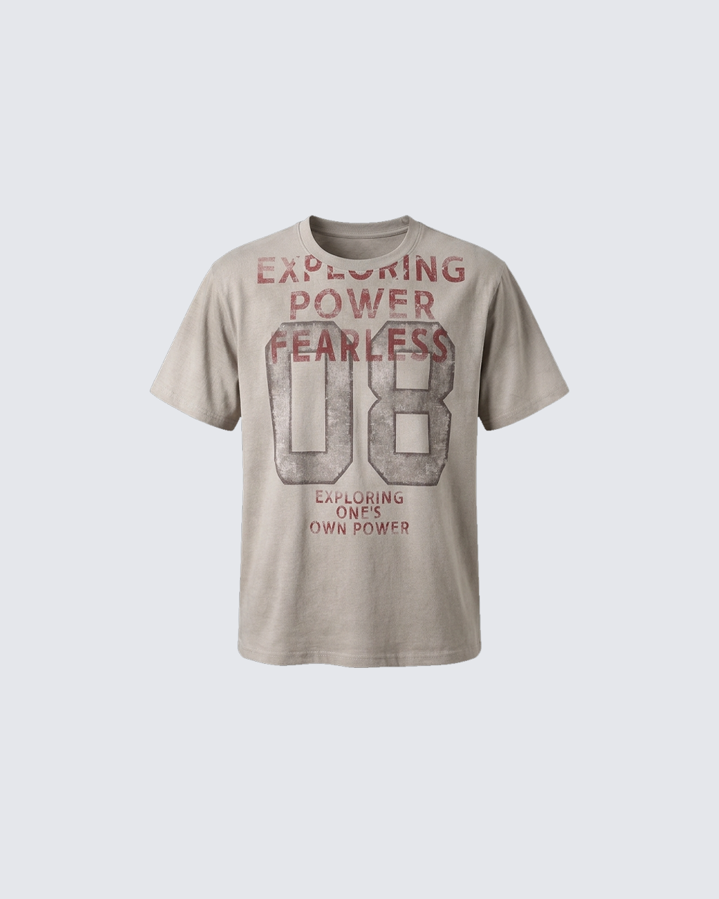 Vintage Number Print T-Shirt