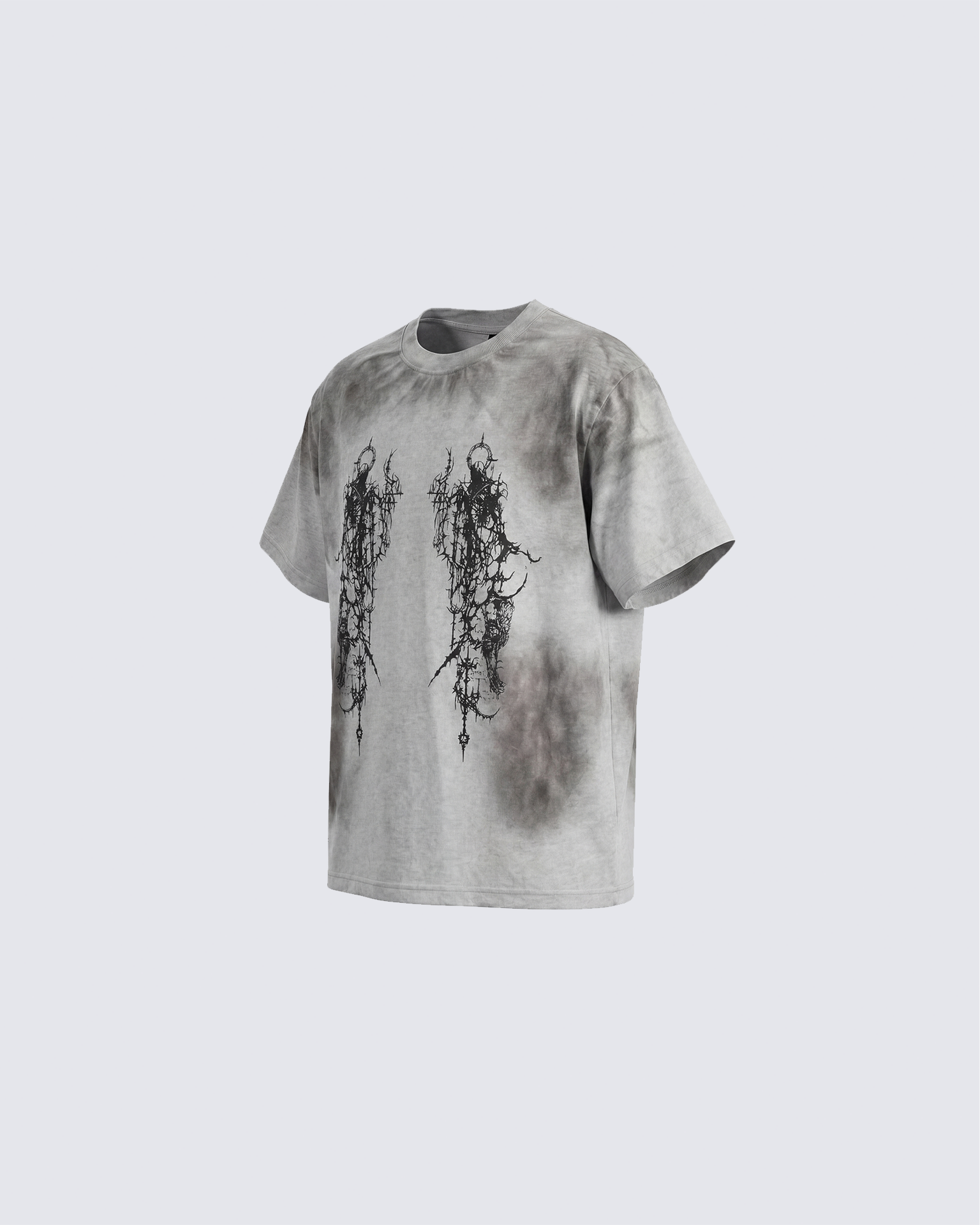 Gothic Mirror Graphic T-Shirt