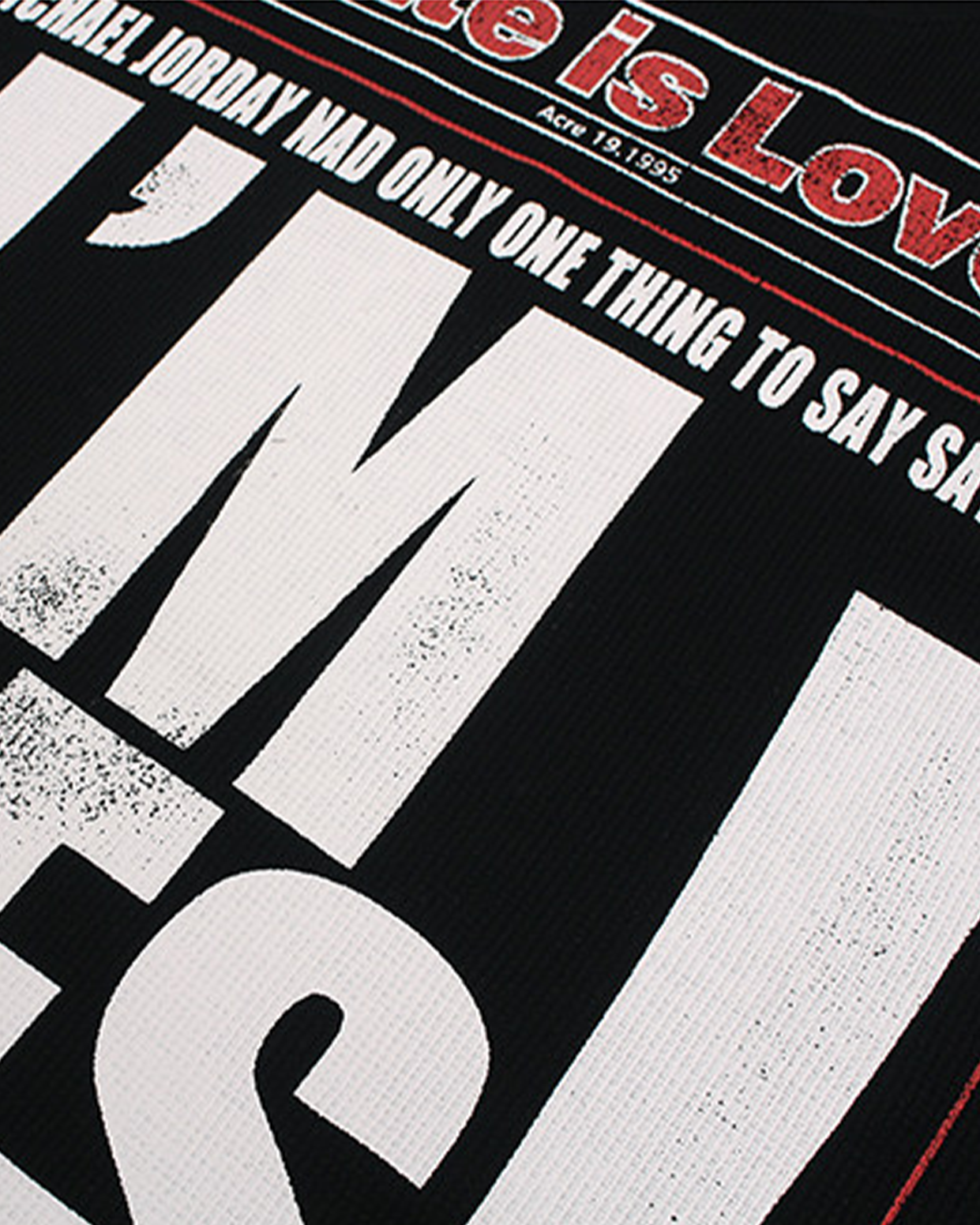 Studded Newspaper Graphic Tee