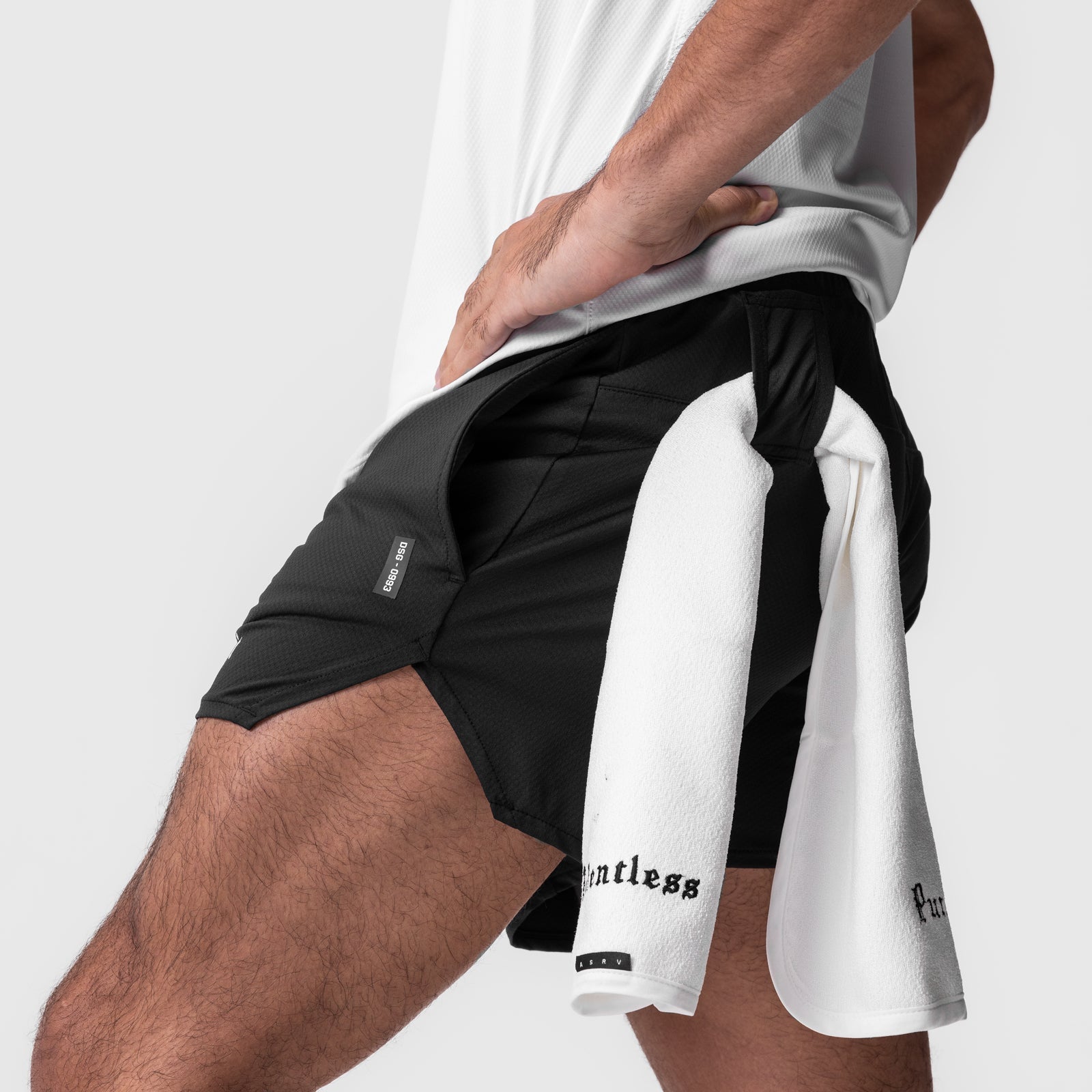 0993. AeroSilver® 5" Linerless Short - Black