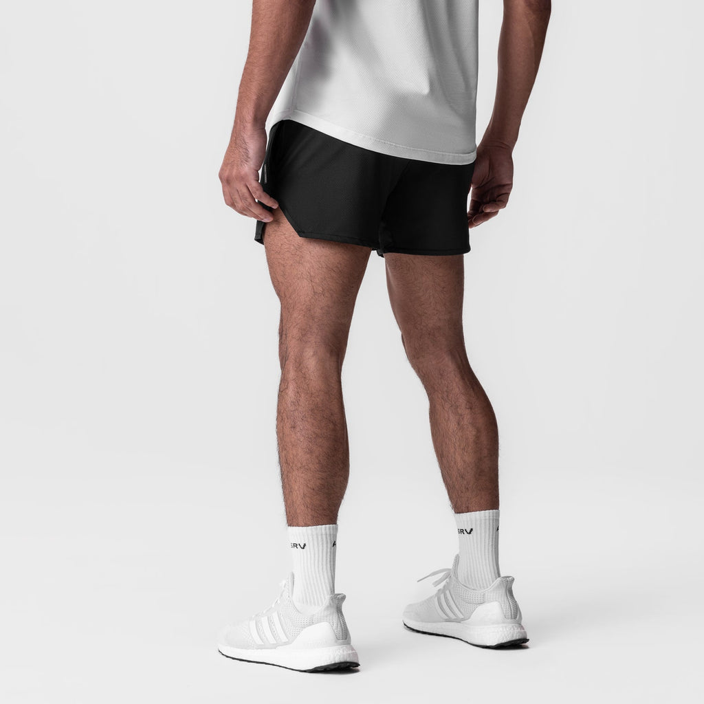 0993. AeroSilver® 5" Linerless Short - Black