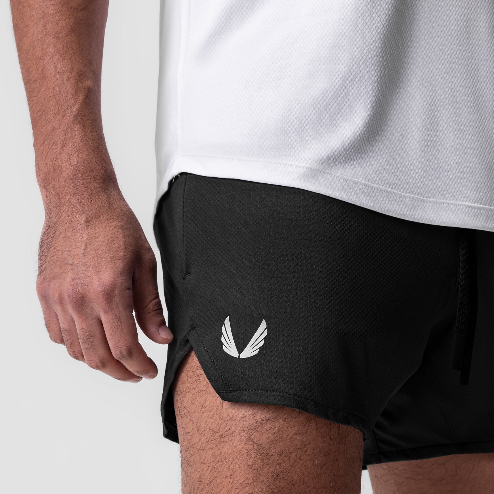 0993. AeroSilver® 5" Linerless Short - Black