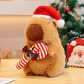 Capybara Christmas Snuggle Buddy – Cozy Holiday 25cm Plush 🍊🎄