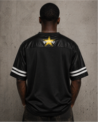 Vintage Casual  Number Print Mesh Tee