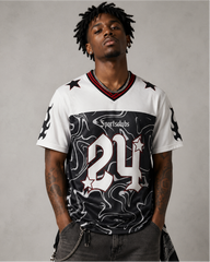 Vintage Star Number Mesh Jersey Tee