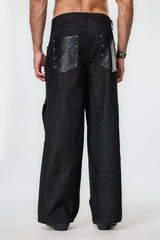 Cold Rivet Wide Leg Jeans