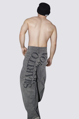 Dust Velocity Print Wide Leg Jeans