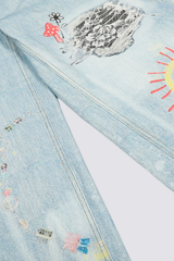 Flat Pulse Graffiti Straight Jeans