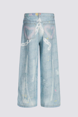 Flat Pulse Graffiti Straight Jeans