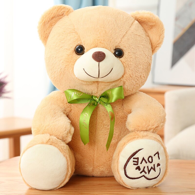 Teddy Bear Plush Toys (Colorful Bow Tie with "My love") 25/35/45cm