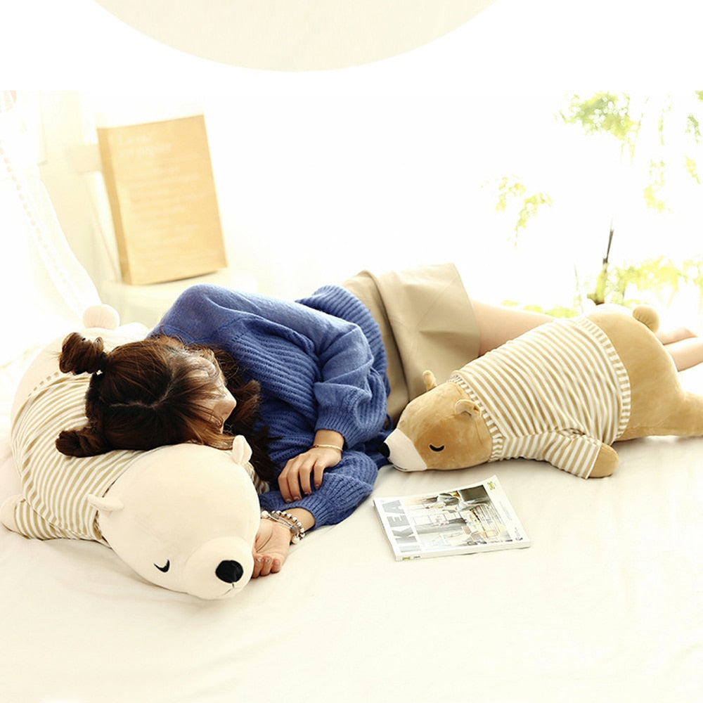 Cute Polar Bear (with/without cloth) Plush Toys 35cm