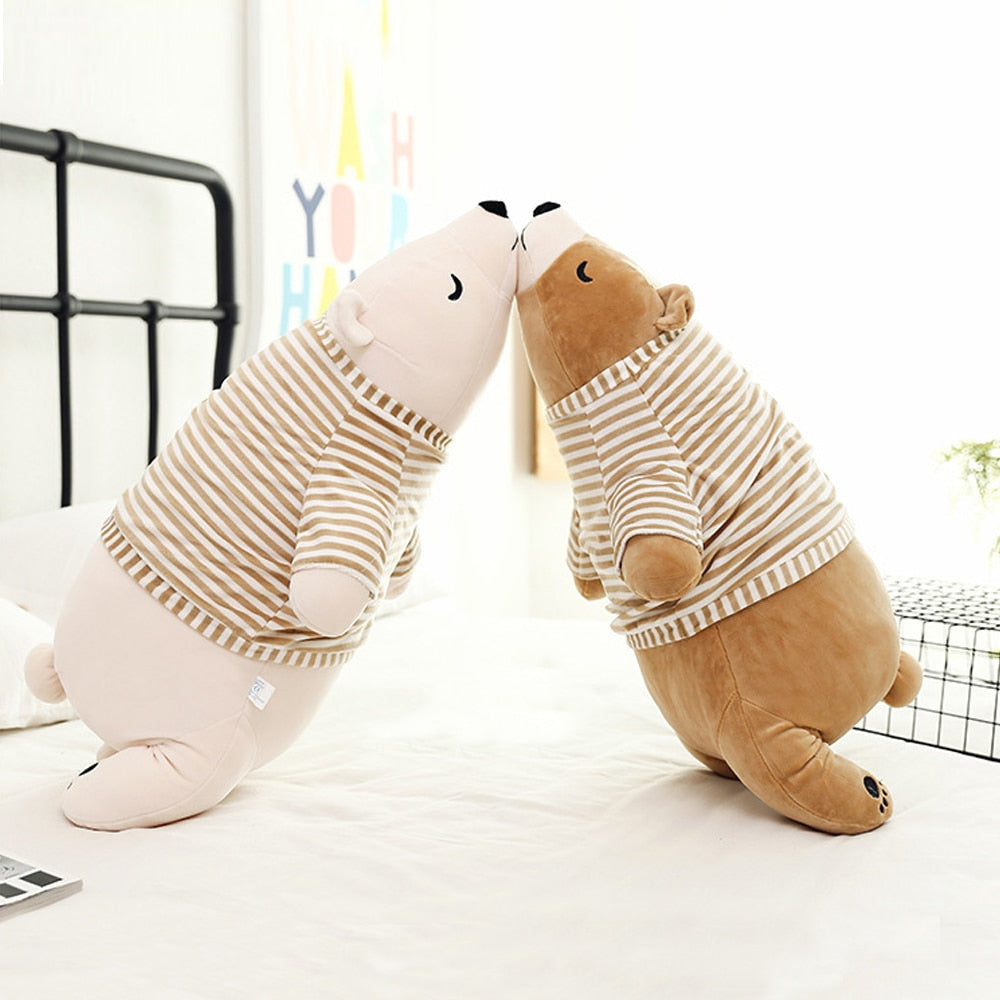 Cute Polar Bear (with/without cloth) Plush Toys 35cm