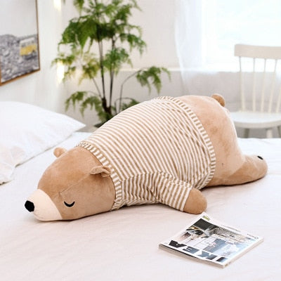 Cute Polar Bear (with/without cloth) Plush Toys 35cm