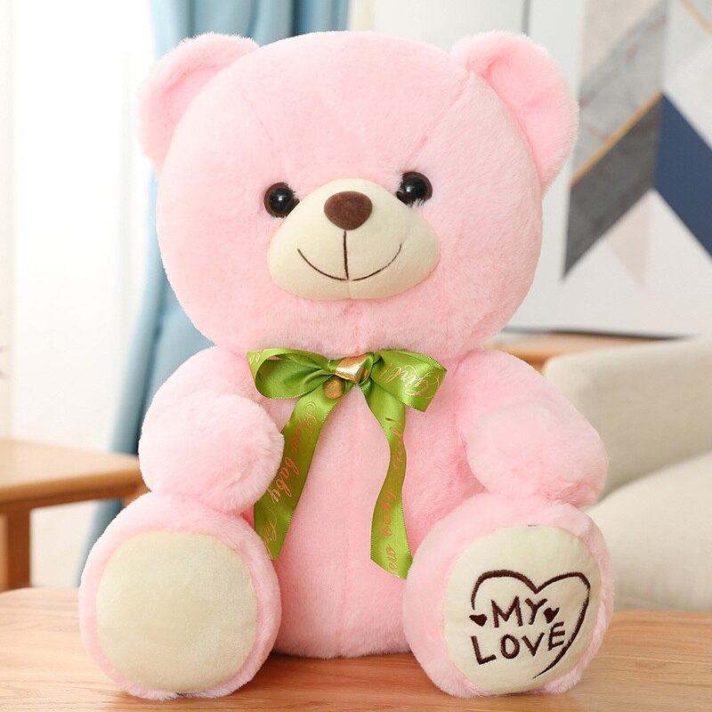 Teddy Bear Plush Toys (Colorful Bow Tie with "My love") 25/35/45cm