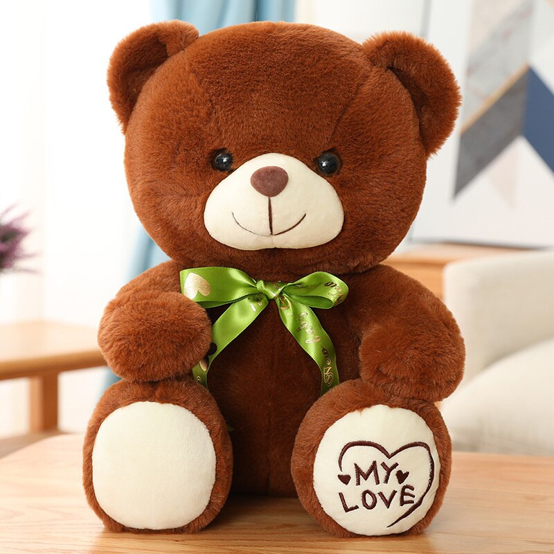 Teddy Bear Plush Toys (Colorful Bow Tie with "My love") 25/35/45cm
