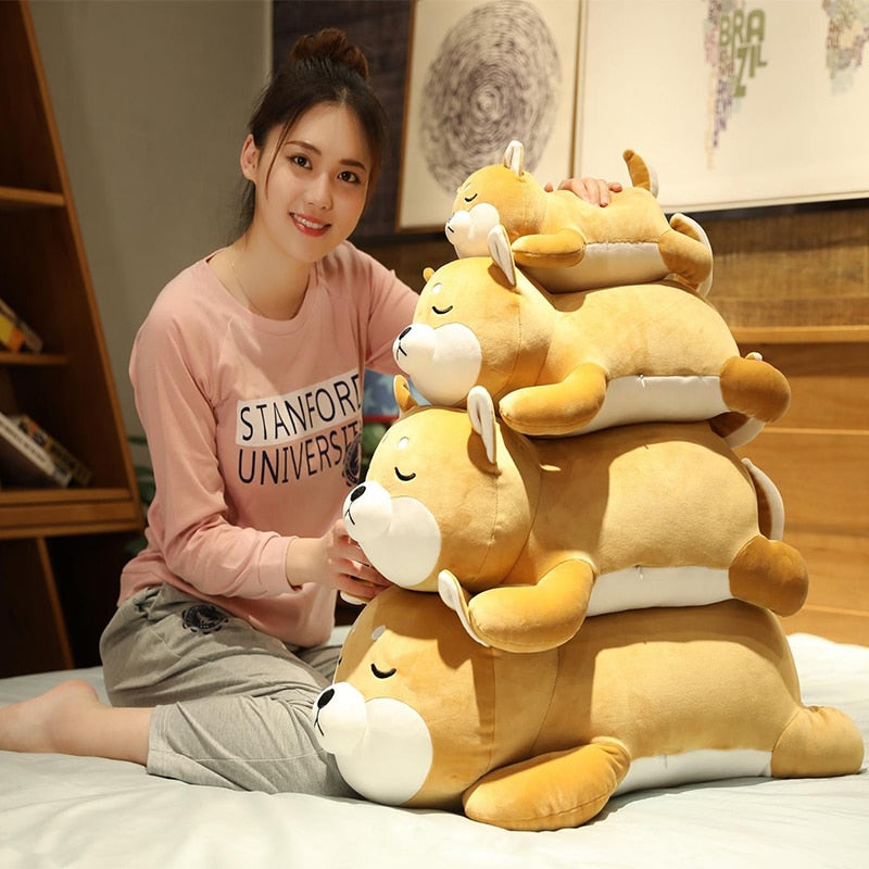 Lying Dog (Corgi & Shiba Inu ) Plush Toys 35cm
