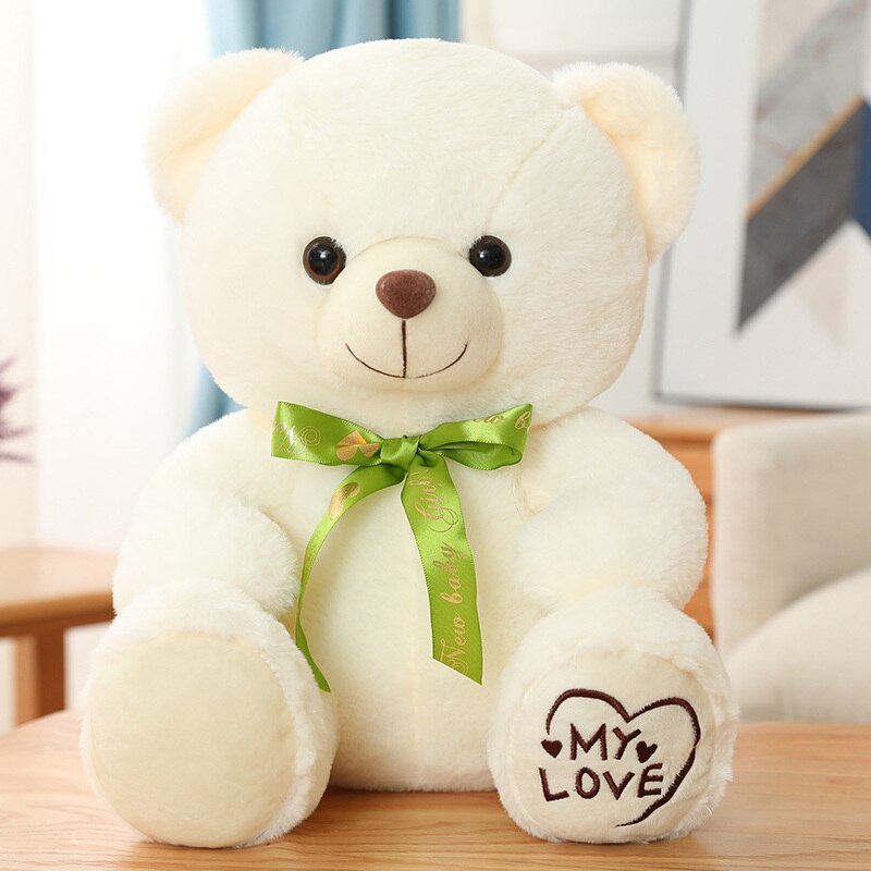 Teddy Bear Plush Toys (Colorful Bow Tie with "My love") 25/35/45cm