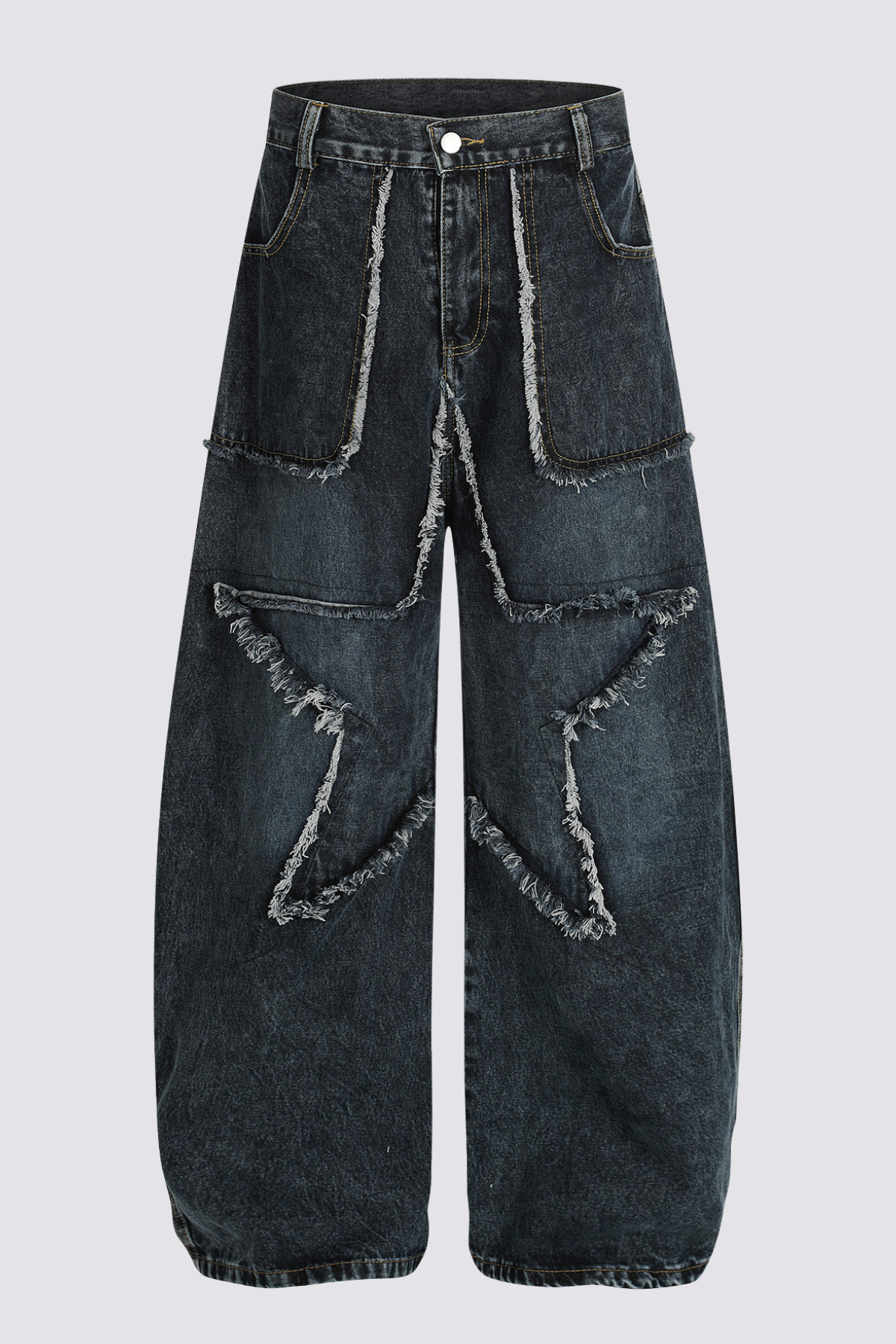 Motion Arc Star Wide Leg Jeans