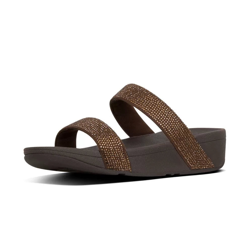 FitFlop Women's Crystal Slide Sandals Beach Comfort Slippers