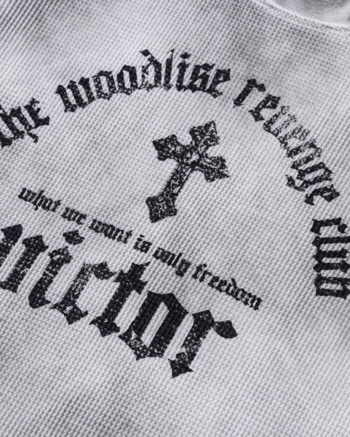 Vintage Fashion Niche Design Distressed T-Shirt