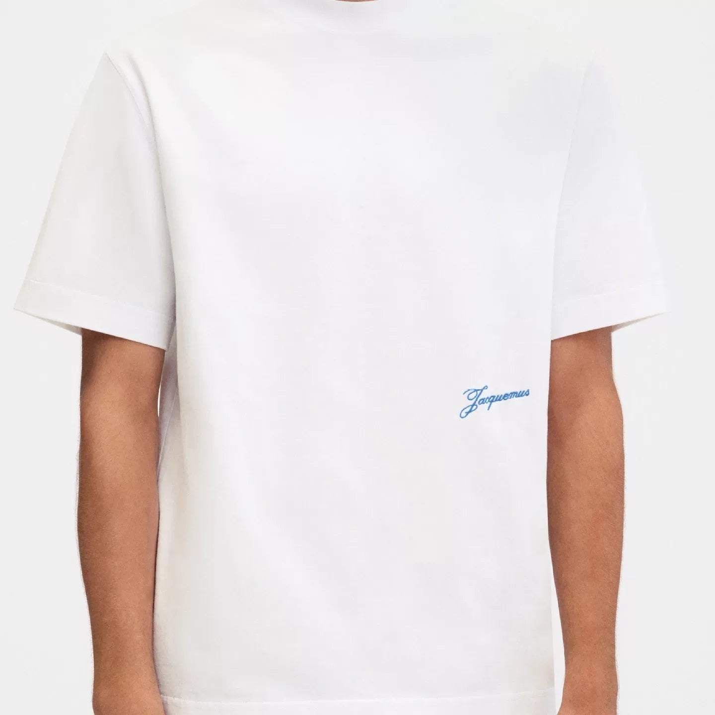 Jacquemus Logo Print Unisex Round Neck Short Sleeve T-Shirt