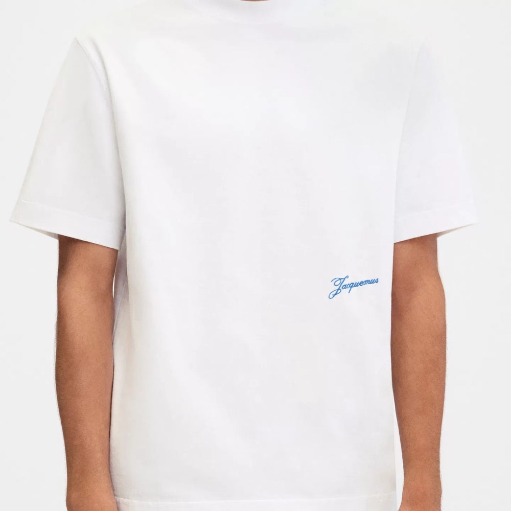 Jacquemus Logo Print Unisex Round Neck Short Sleeve T-Shirt