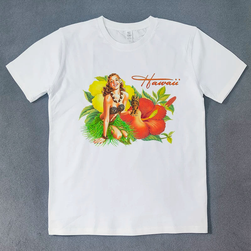 Men's Vintage Aloha Hawaii Graphic Tee
