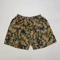 Pure Silk American Retro Aloha Hawaii Beach Shorts - Casual Vacation Pants