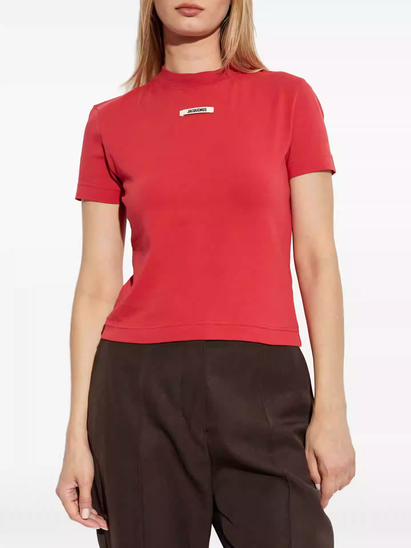Jacquemus Slim Fit Crew Neck Women's T-Shirt