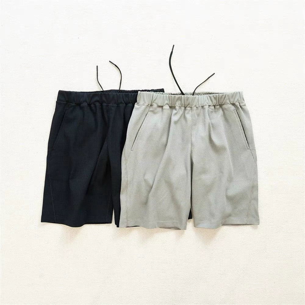 Solotex Waffle Quick-Dry Drawstring Shorts