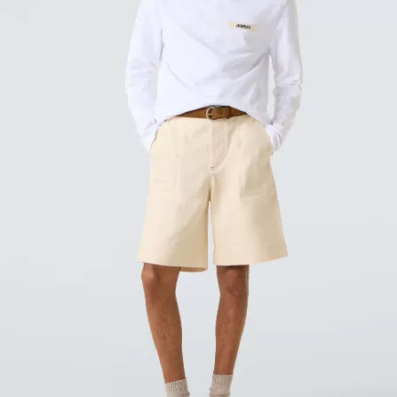Jacquemus Embroidered Logo Crew Neck Long Sleeve Sweatshirt