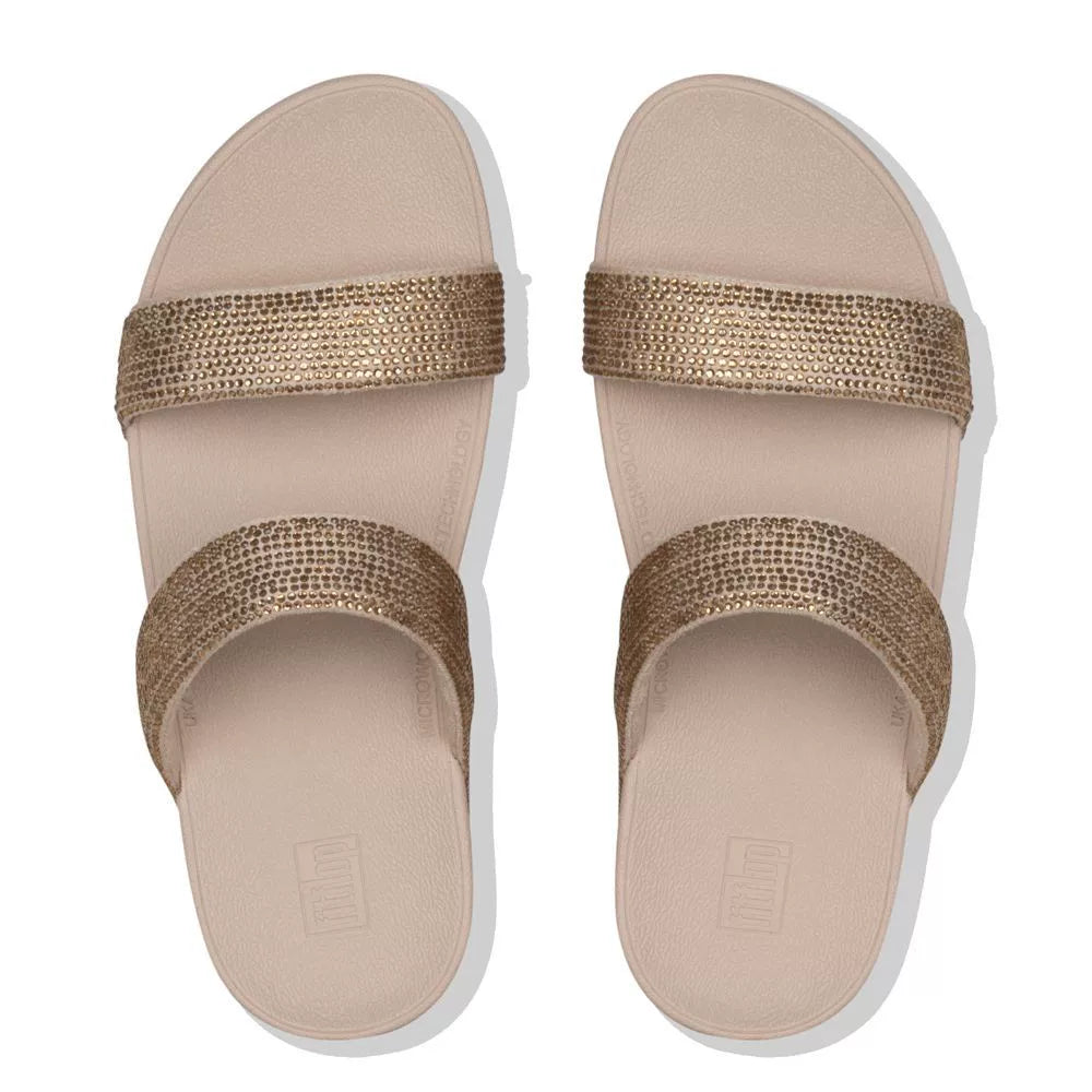 FitFlop Women's Crystal Slide Sandals Beach Comfort Slippers