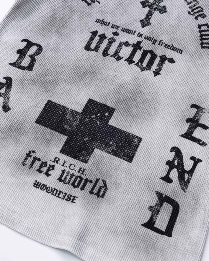 Vintage Fashion Niche Design Distressed T-Shirt