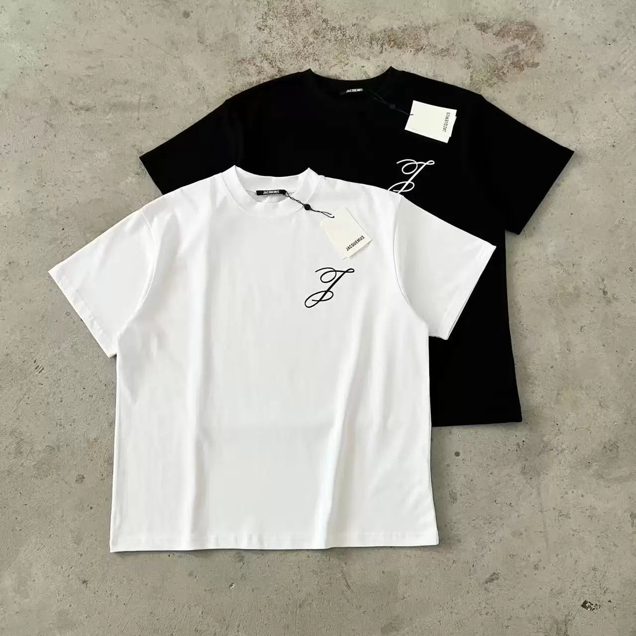Jacquemus J Logo Print Unisex Crew Neck T-Shirt