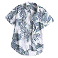Hawaiian Men short Sleeve Print Shirt Casual Loose Tops